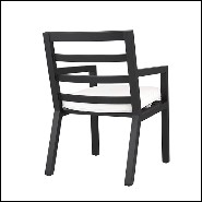 Chaise de salle à manger d'extérieur24-Delta