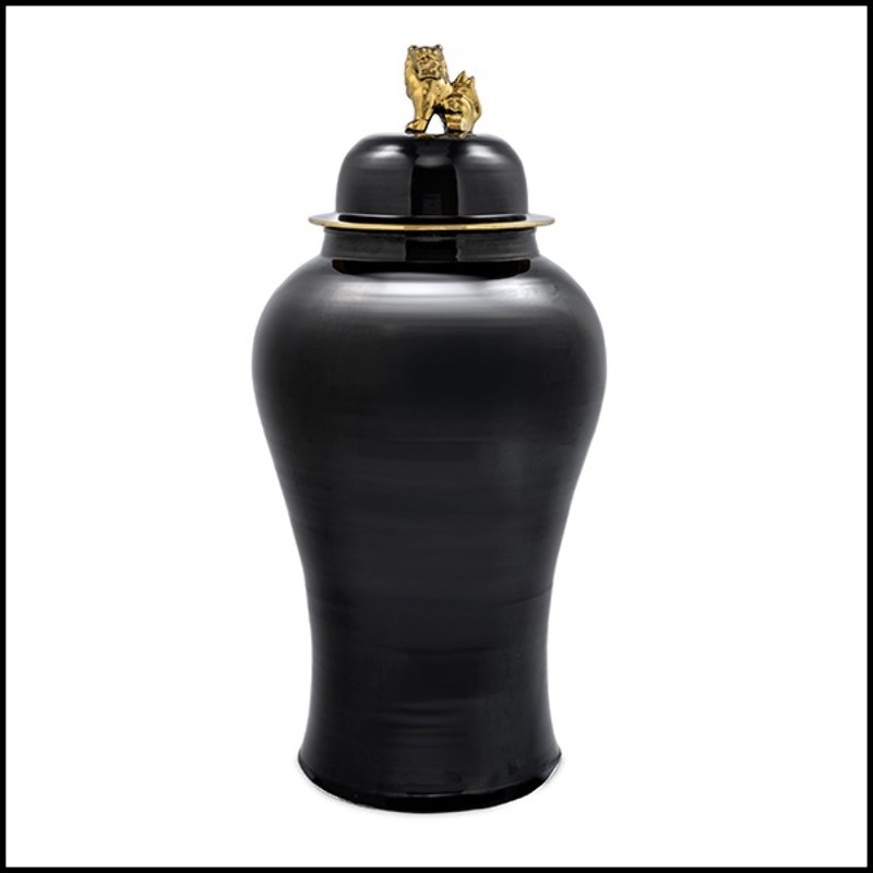 Vase 24-Golden Dragon L