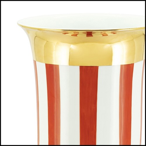 Vase 162-Golden Red Large