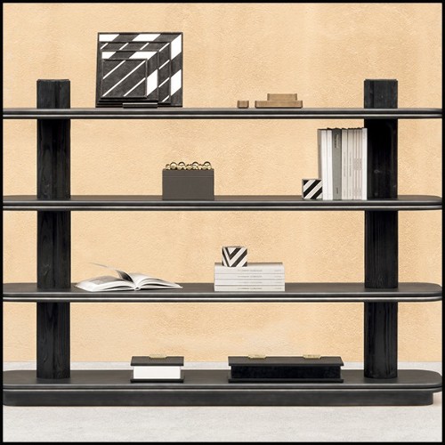 Bookcase 189-Positano Black