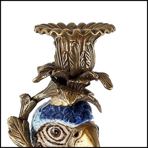 Bougeoir 162-Blue Parrot