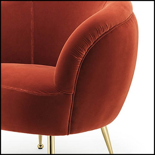 Armchair 162-Fanny Coral
