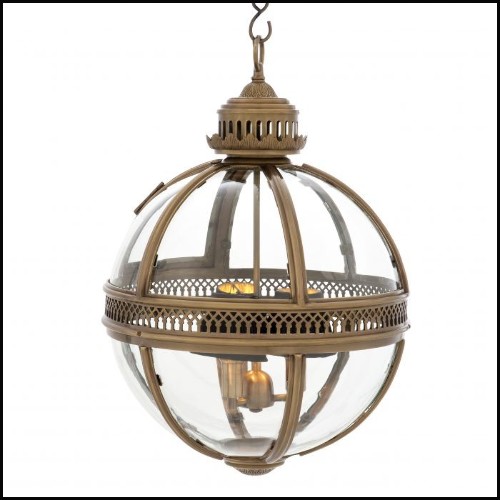Hanging Lamp 24- Residential Antique Brass