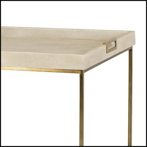 Side Table 36-Shagry Cream