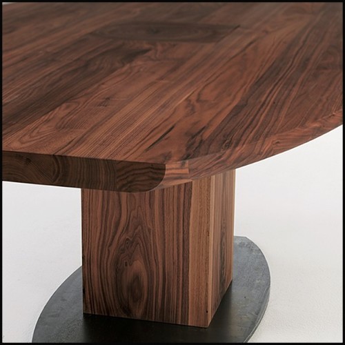 Dining Table 154-Walnut Oval T