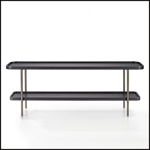 Console 163-Black Ash Tops