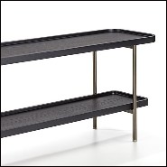 Console Table 163-Black Ash Tops