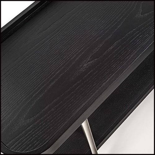 Console 163-Black Ash Tops