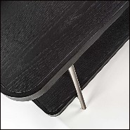 Console Table 163-Black Ash Tops