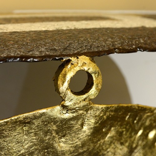 Console Arguerolles - Mobilier en Tôles de cargo - Soleil