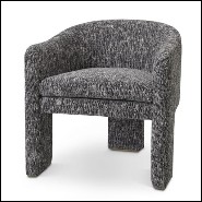 Chaise 24- Pebbles Black