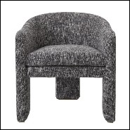 Chaise 24- Pebbles Black