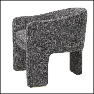 Chaise 24- Pebbles Black