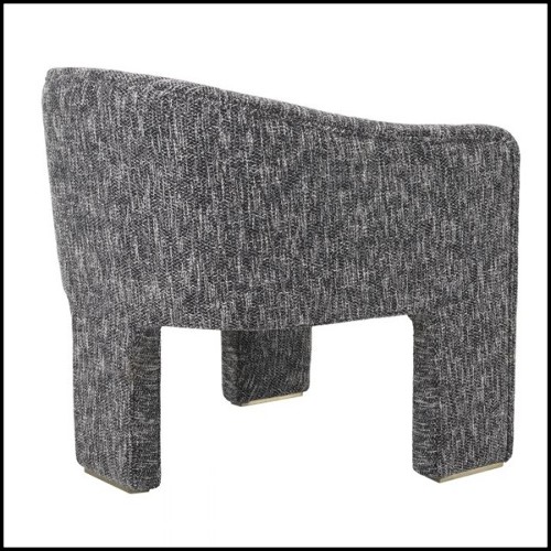 Chaise 24- Pebbles Black