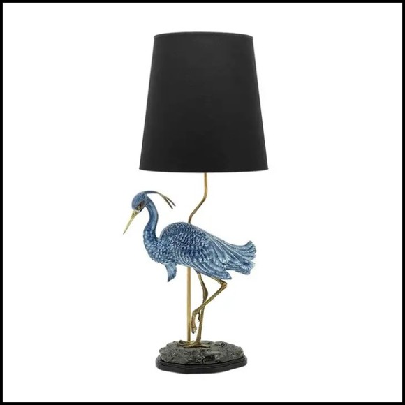 Lamp 162- Blue Wading Bird