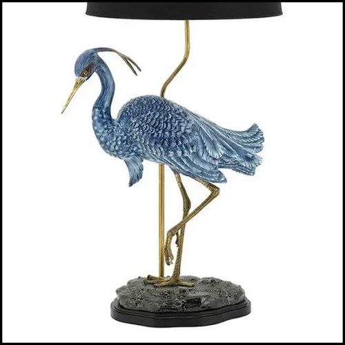 Lamp 162- Blue Wading Bird