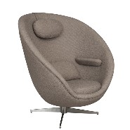 Fauteuil 140 - Agathon - Solid wood armchair with Hamilton Cont-Agathon structure - Pacific Compagnie.