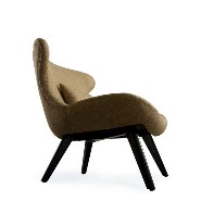 Fauteuil 140 - Ludvig - Luxurious solid wood armchair with Hamilton Cont-Ludvig structure - Pacific Compagnie.