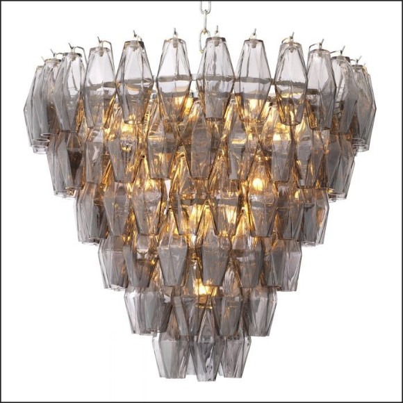 Chandelier 24- Benini Smoke L