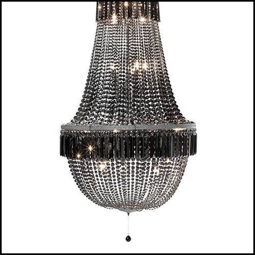 Chandelier 162- Black Palace Drop
