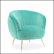 Fauteuil 162-Diana Aqua