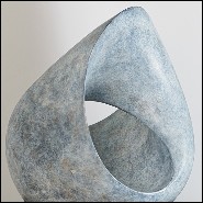 Sculpture 190- No End Blue Bronze