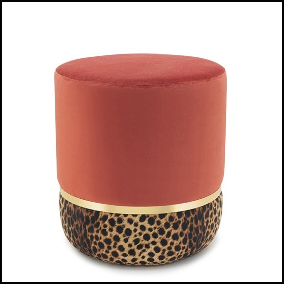 Tabouret 162- Panther Coral