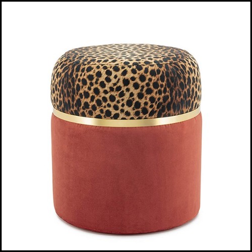 Tabouret 162- Panther Coral