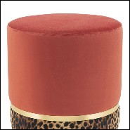 Tabouret 162- Panther Coral
