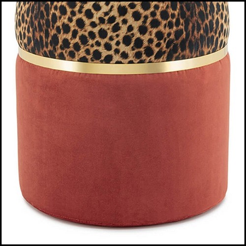 Tabouret 162- Panther Coral