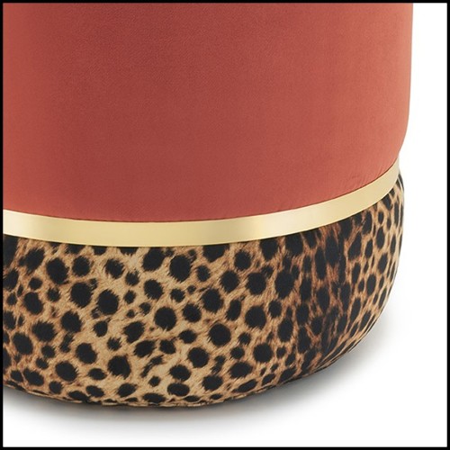 Tabouret 162- Panther Coral