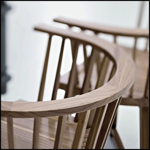 Chaise 30- Premia Low Walnut