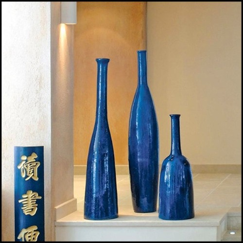 Vase 30- Reed Blue Large