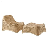 Set de Fauteuil & Pouf PC- Antem