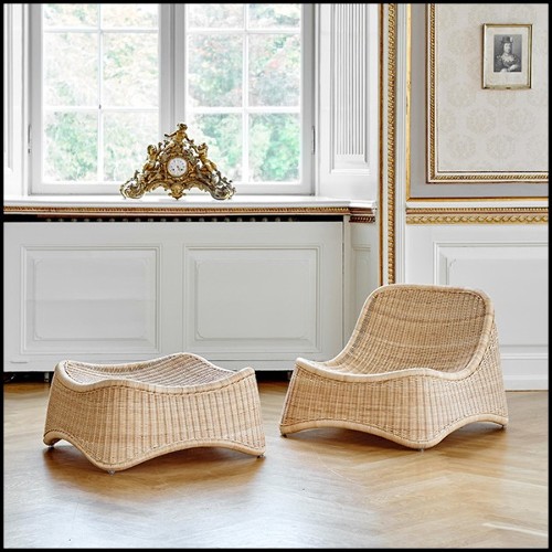 Set de Fauteuil & Pouf PC- Antem