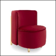 Chaise 162- Deep Red