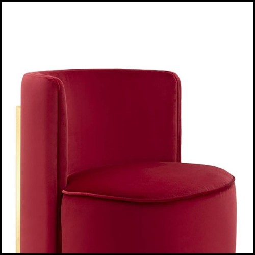 Chaise 162- Deep Red