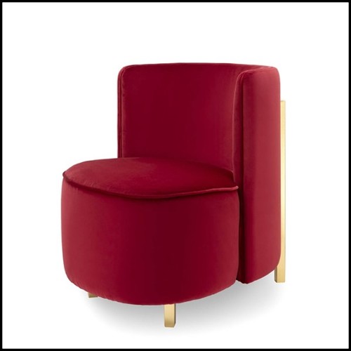Chaise 162- Deep Red