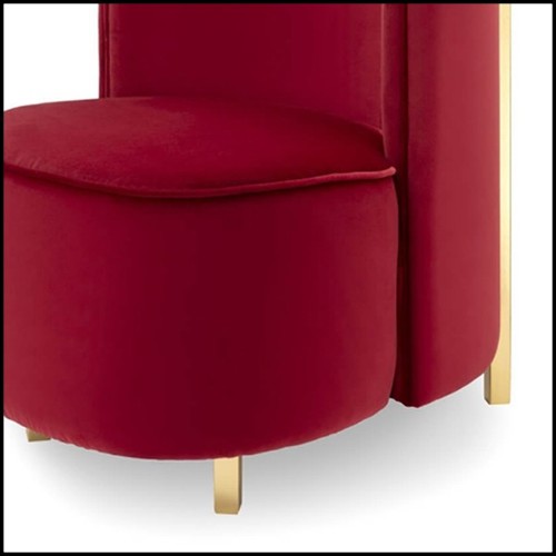 Chaise 162- Deep Red