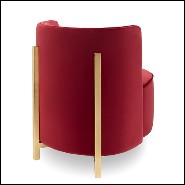 Chair 162- Deep Red
