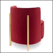 Chaise 162- Deep Red