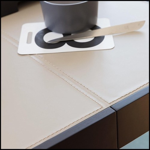 Desk 163- Linea Leather