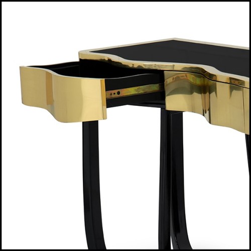Console Table 145- Curvy Gold