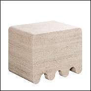Stool 189- Liguria Travertine