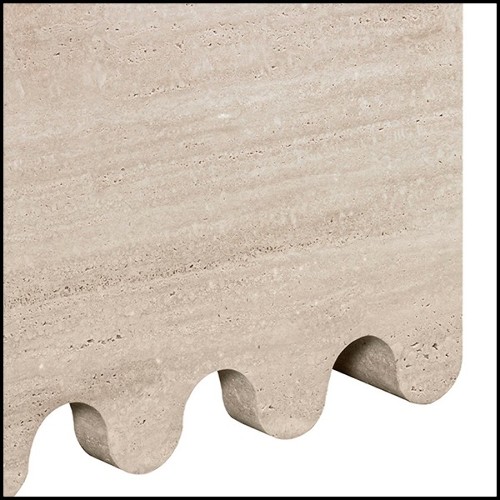 Stool 189- Liguria Travertine