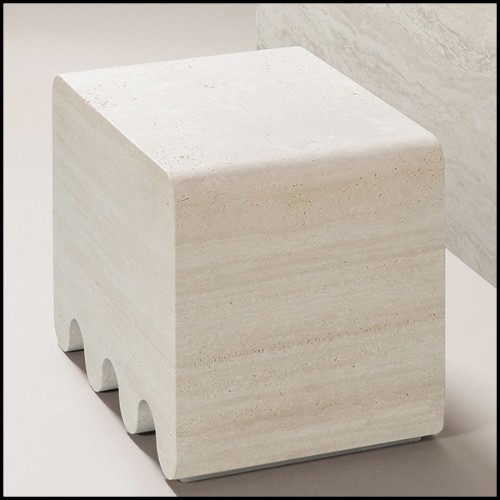 Tabouret 189- Ligurie Travertin