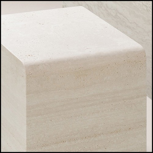 Stool 189- Liguria Travertine
