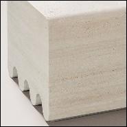 Stool 189- Liguria Travertine