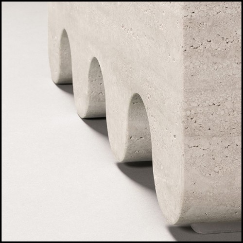 Stool 189- Liguria Travertine