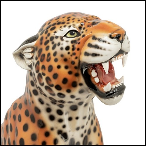 Sculpture 162- Leopard Sit